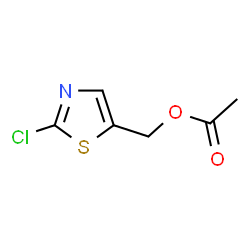 ChemSpider 2D Image | (2-chlorothiazol-5-yl)methyl acetate | C6H6ClNO2S