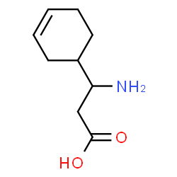 ChemSpider 2D Image | 3-Amino-3-(3-cyclohexen-1-yl)propanoic acid | C9H15NO2