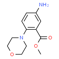 ChemSpider 2D Image | methyl 5-amino-2-morpholinobenzoate | C12H16N2O3
