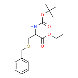 ChemSpider 2D Image | Ethyl S-benzyl-N-{[(2-methyl-2-propanyl)oxy]carbonyl}cysteinate | C17H25NO4S
