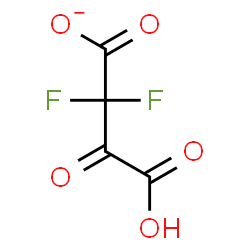 ChemSpider 2D Image | Difluorooxaloacetate | C4HF2O5