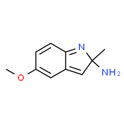 ChemSpider 2D Image | 5-Methoxyindolyl-2-methylamine | C10H12N2O