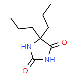 ChemSpider 2D Image | 5,5-Dipropyl-2,4-imidazolidinedione | C9H16N2O2