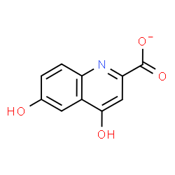 ChemSpider 2D Image | 6-Hydroxykynurenate | C10H6NO4