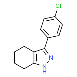 ChemSpider 2D Image | 3-(4-Chlorophenyl)-4,5,6,7-tetrahydro-1H-indazole | C13H13ClN2