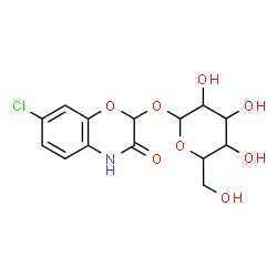 ChemSpider 2D Image | 7-Chloro-3-oxo-3,4-dihydro-2H-1,4-benzoxazin-2-yl hexopyranoside | C14H16ClNO8