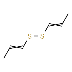 ChemSpider 2D Image | Di-1-propenyl disulfide | C6H10S2