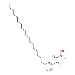 ChemSpider 2D Image | 2-(3-Octadecylbenzoyl)acrylic acid | C28H44O3