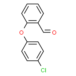 ChemSpider 2D Image | 2-(4-Chlorophenoxy)benzaldehyde | C13H9ClO2