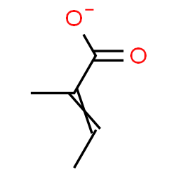 ChemSpider 2D Image | 2-Methyl-2-butenoate | C5H7O2