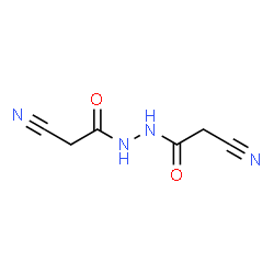 ChemSpider 2D Image | 2-Cyano-N'-(cyanoacetyl)acetohydrazide | C6H6N4O2