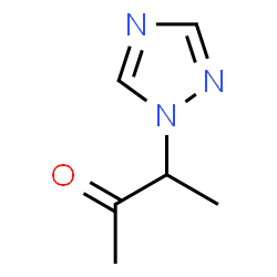 ChemSpider 2D Image | 3-(1H-1,2,4-Triazol-1-yl)-2-butanone | C6H9N3O