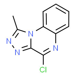 ChemSpider 2D Image | 4-Chloro-1-methyl[1,2,4]triazolo[4,3-a]quinoxaline | C10H7ClN4