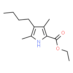 ChemSpider 2D Image | Ethyl 4-butyl-3,5-dimethyl-1H-pyrrole-2-carboxylate | C13H21NO2