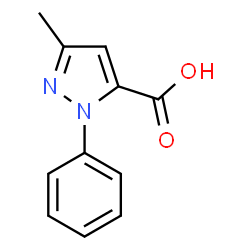 ChemSpider 2D Image | 5-methyl-2-phenylpyrazole-3-carboxylic acid | C11H10N2O2