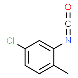ChemSpider 2D Image | 5-Chloro-2-methylphenyl isocyanate | C8H6ClNO