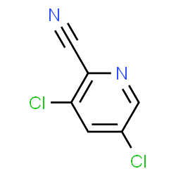 ChemSpider 2D Image | 2-Cyano-3,5-dichloropyridine | C6H2Cl2N2