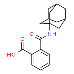 ChemSpider 2D Image | 2-(Adamantan-1-ylcarbamoyl)benzoic acid | C18H21NO3