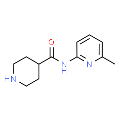 ChemSpider 2D Image | N-(6-Methyl-2-pyridinyl)-4-piperidinecarboxamide | C12H17N3O