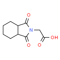 ChemSpider 2D Image | (1,3-dioxo-hexahydroisoindol-2-yl)acetic acid | C10H13NO4