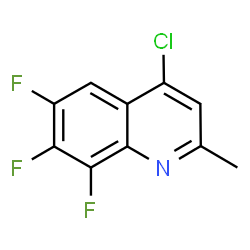 ChemSpider 2D Image | 4-Chloro-6,7,8-trifluoro-2-methylquinoline | C10H5ClF3N
