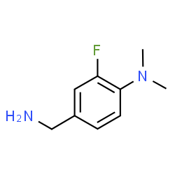 ChemSpider 2D Image | 4-(Aminomethyl)-2-fluoro-N,N-dimethylaniline | C9H13FN2