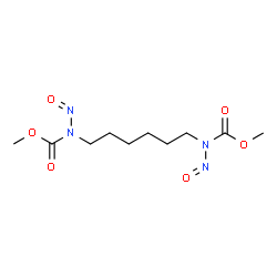 ChemSpider 2D Image | Dimethyl 1,6-hexanediylbis(nitrosocarbamate) | C10H18N4O6