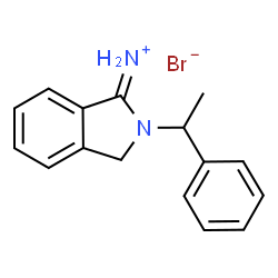 ChemSpider 2D Image | 2-(1-Phenylethyl)-1-isoindoliniminium bromide | C16H17BrN2