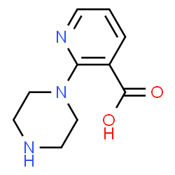 ChemSpider 2D Image | 2-Piperazin-1-ylnicotinic acid | C10H13N3O2