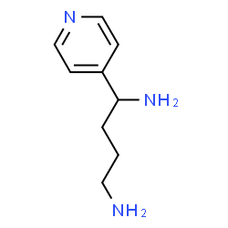 ChemSpider 2D Image | 1-Pyridin-4-ylbutane-1,4-diamine | C9H15N3