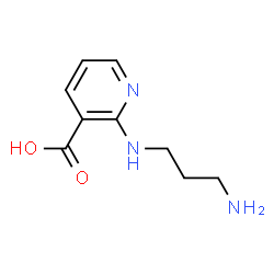 ChemSpider 2D Image | 2-(3-Amino-propylamino)-nicotinic acid | C9H13N3O2