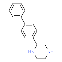 ChemSpider 2D Image | 2-(4-Biphenylyl)piperazine | C16H18N2