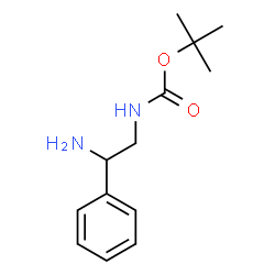ChemSpider 2D Image | tert-Butyl (2-amino-2-phenylethyl)carbamate | C13H20N2O2