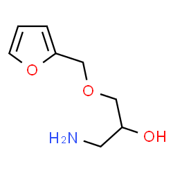 ChemSpider 2D Image | 1-Amino-3-(2-furylmethoxy)-2-propanol | C8H13NO3