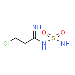 ChemSpider 2D Image | 3-Chloro-N-sulfamoylpropanimidamide | C3H8ClN3O2S