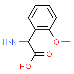 ChemSpider 2D Image | (R)-2-Methoxy-phenylglycine | C9H11NO3