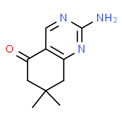 ChemSpider 2D Image | 2-amino-7,7-dimethyl-6,8-dihydroquinazolin-5-one | C10H13N3O