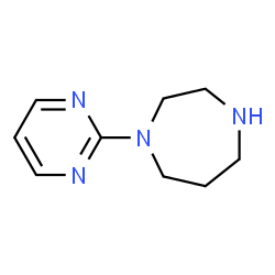 ChemSpider 2D Image | 1-pyrimidin-2-yl-1,4-diazepane | C9H14N4