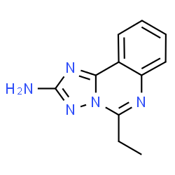 ChemSpider 2D Image | 5-Ethyl[1,2,4]triazolo[1,5-c]quinazolin-2-amine | C11H11N5