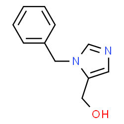 ChemSpider 2D Image | (1-Benzyl-1H-imidazol-5-yl)methanol | C11H12N2O
