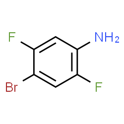 ChemSpider 2D Image | 4-Bromo-2,5-difluoroaniline | C6H4BrF2N