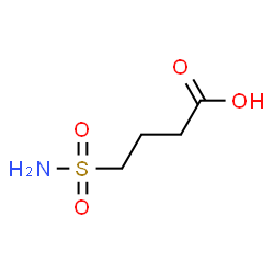 ChemSpider 2D Image | 4-Sulfamoylbutyric Acid | C4H9NO4S