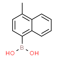 ChemSpider 2D Image | (4-Methyl-1-naphthyl)boronic acid | C11H11BO2