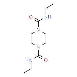 ChemSpider 2D Image | N,N'-Diethyl-1,4-piperazinedicarboxamide | C10H20N4O2