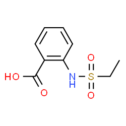 ChemSpider 2D Image | 2-[(Ethylsulfonyl)amino]benzoic acid | C9H11NO4S