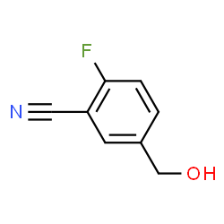 ChemSpider 2D Image | 2-Fluoro-5-(hydroxymethyl)benzonitrile | C8H6FNO