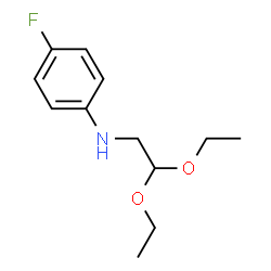 ChemSpider 2D Image | N-(2,2-DIETHOXYETHYL)-4-FLUOROANILINE | C12H18FNO2
