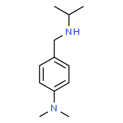 ChemSpider 2D Image | 4-[(Isopropylamino)methyl]-N,N-dimethylaniline | C12H20N2
