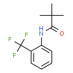 ChemSpider 2D Image | 2,2-Dimethyl-N-[2-(trifluoromethyl)phenyl]propanamide | C12H14F3NO
