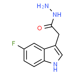 ChemSpider 2D Image | 5-Fluoroindole-3-acetic acid hydrazide | C10H10FN3O
